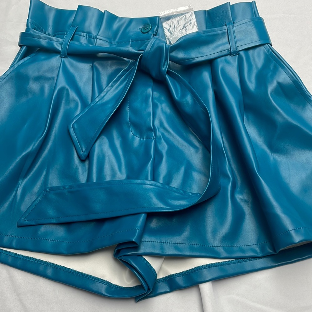 COPY - Sincerely Jules Paperbag Short size large soft faux leather.